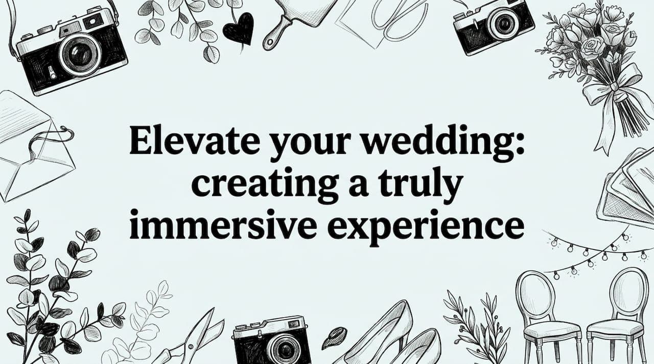 Elevate your wedding: creating a truly immersive experience