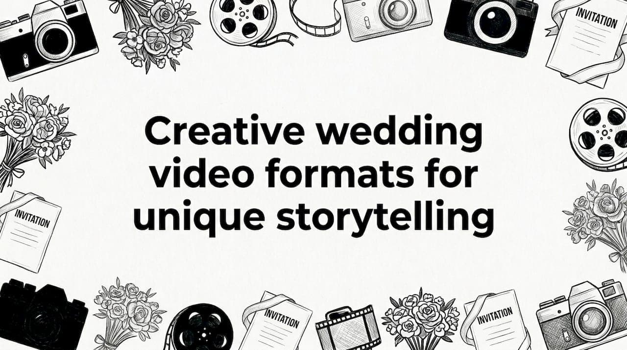 Creative wedding video formats for unique storytelling