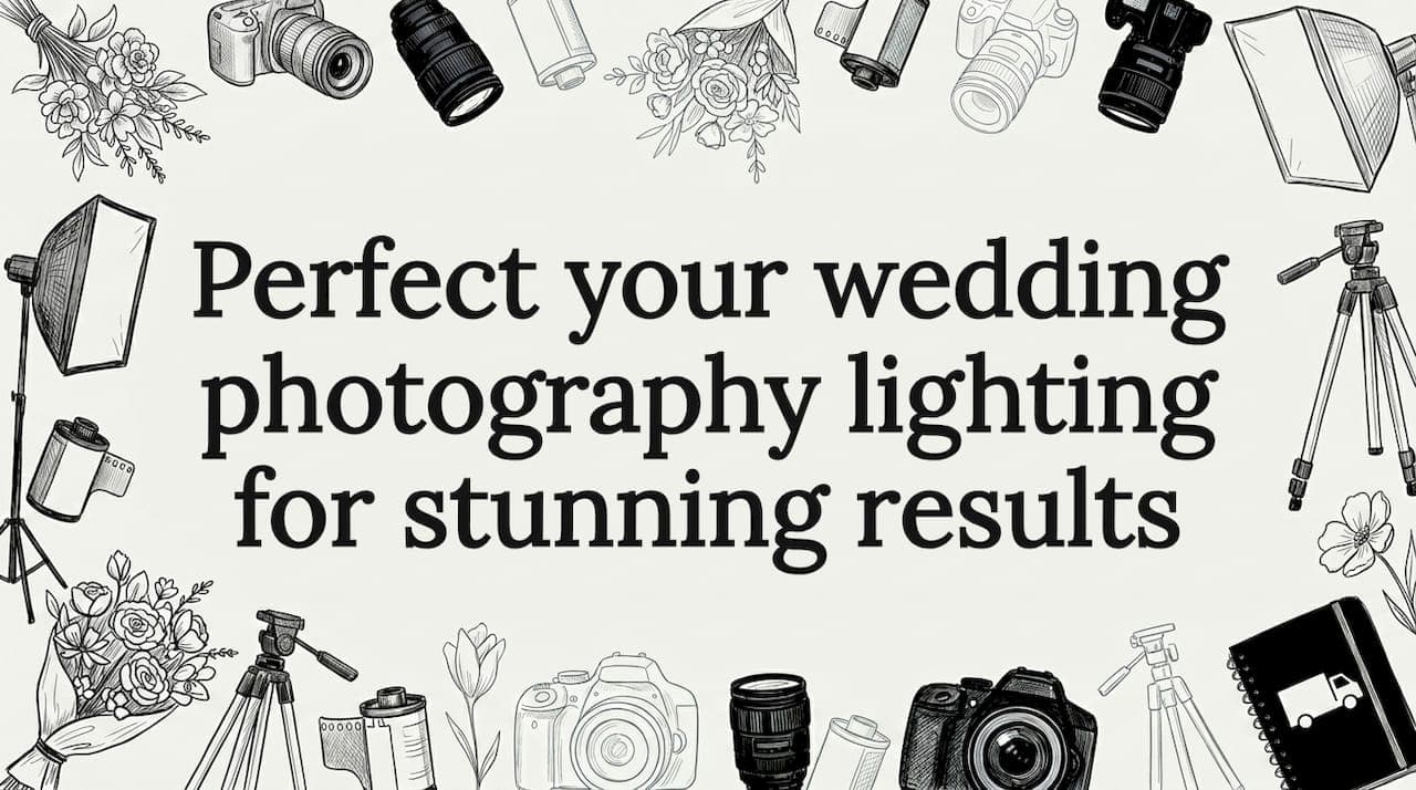 Perfect your wedding photography lighting for stunning results
