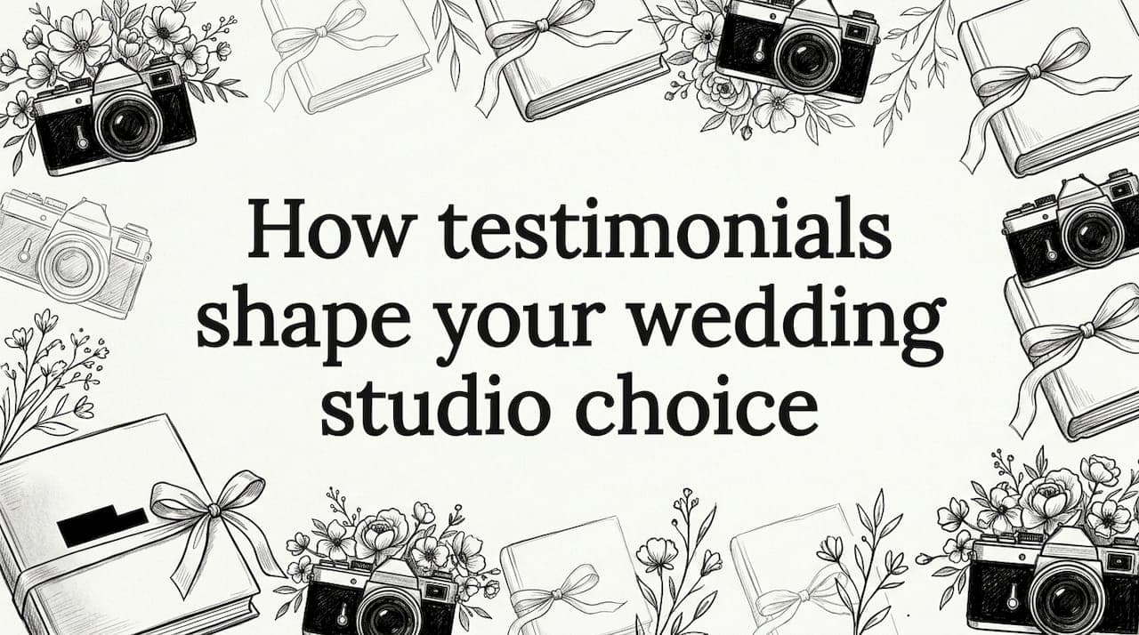 How testimonials shape your wedding studio choice