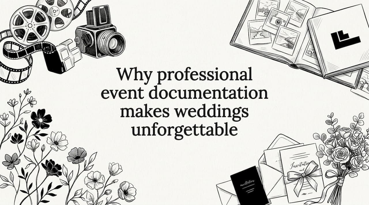Why professional event documentation makes weddings unforgettable