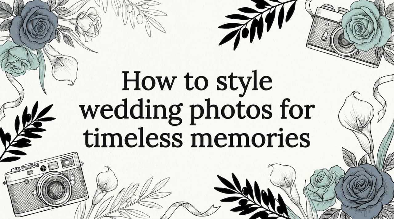 How to style wedding photos for timeless memories