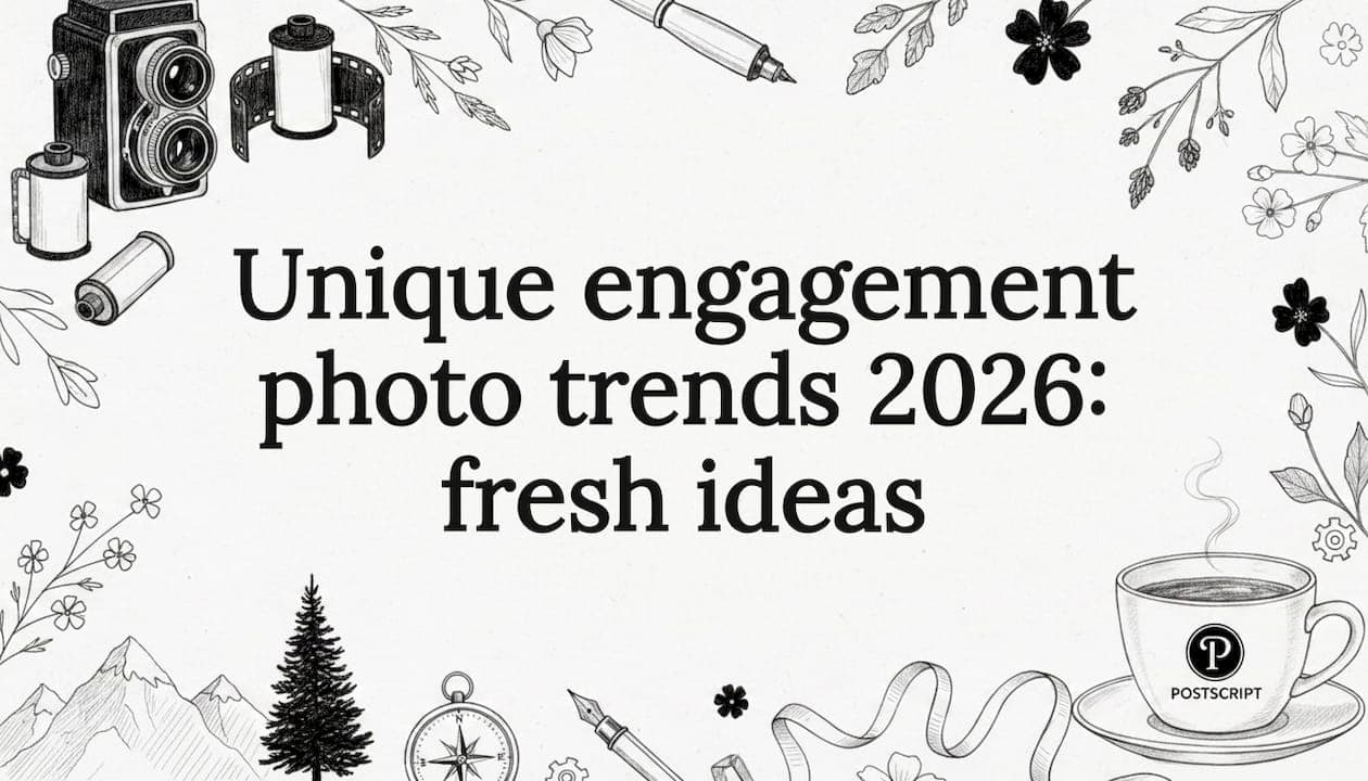 Unique engagement photo trends 2026: fresh ideas