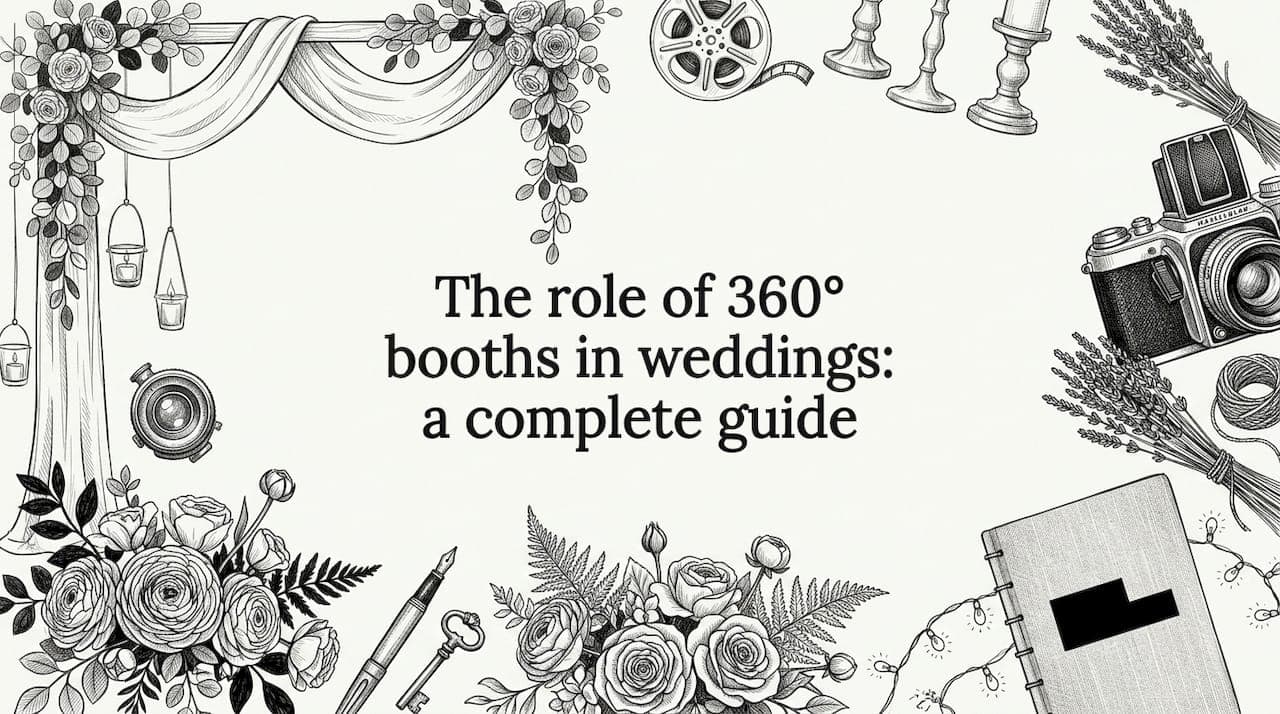 The role of 360° booths in weddings: a complete guide