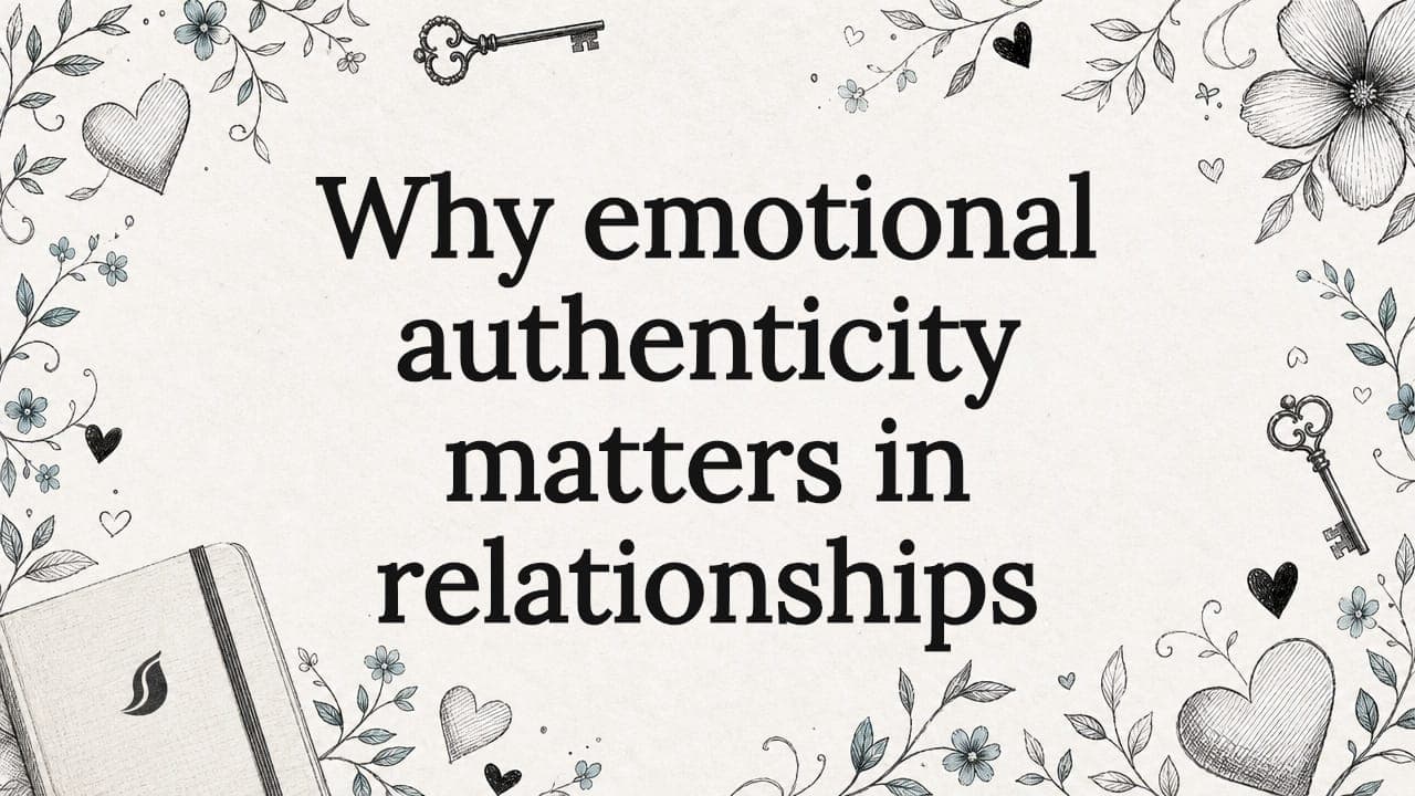 Why emotional authenticity matters in relationships
