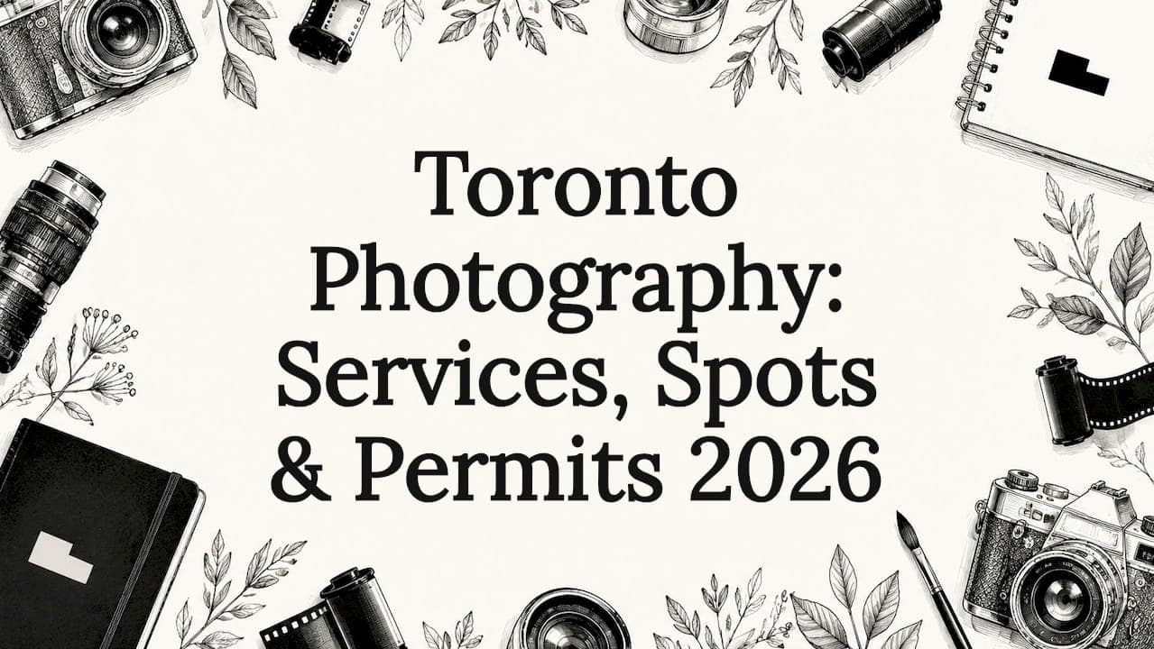 Toronto photography: services, spots & permits 2026
