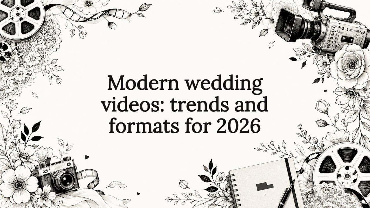 Modern wedding videos: trends and formats for 2026