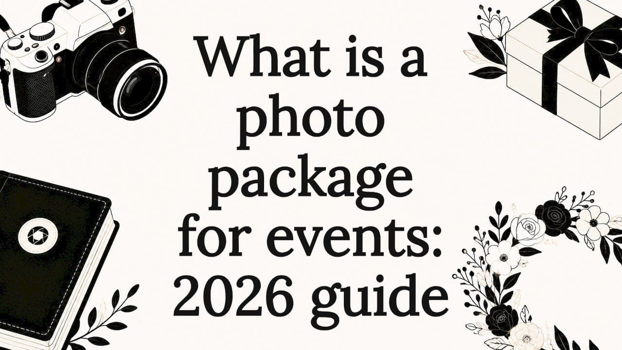 What is a photo package for events: 2026 guide
