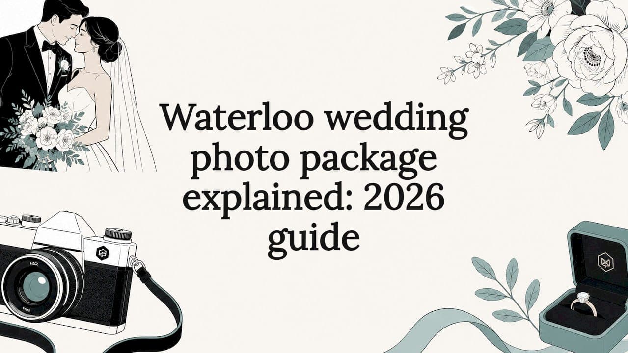 Waterloo wedding photo package explained: 2026 guide