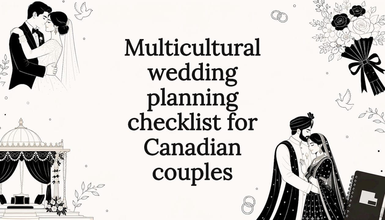 Multicultural wedding planning checklist for Canadian couples