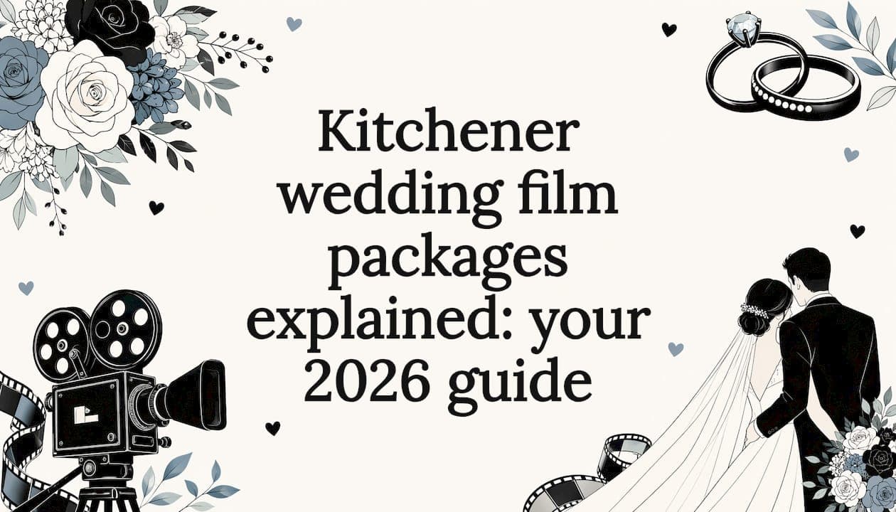 Kitchener wedding film packages explained: your 2026 guide